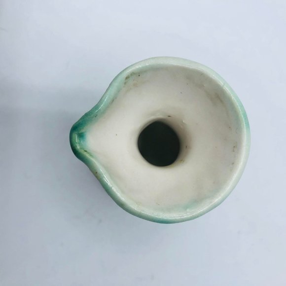 Pair of vintage handcrafted pottery pitcher vases mushrooms - Picture 2 of 11